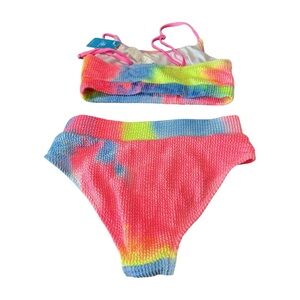 Colorful Tie-Dye Bikini Set Cupshe Small NWT